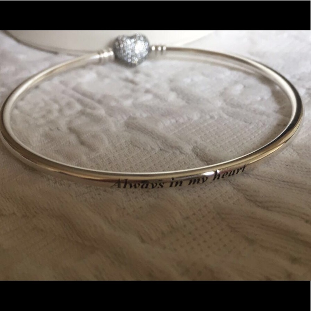 Pandora Heart Bangle Bracelet!